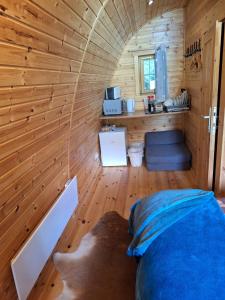 Zona d'estar a Log cabin