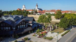 The surrounding neighborhood or a neighborhood close to a panziókat