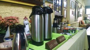Kaffi- og teaðstaða á Pousada Enseada das Conchas