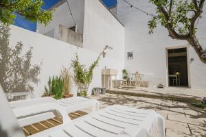 Patio nebo venkovní prostory v ubytování Le Stanze di Felline- Monolocali vacanze-
