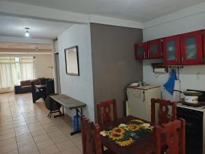 Kuchyň nebo kuchyňský kout v ubytování Casa de playa casitas