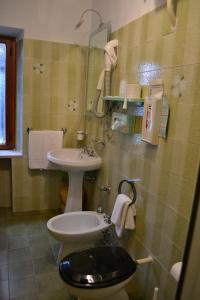 Koupelna v ubytování Hotel Miramonti