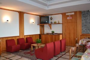 TV a/nebo společenská místnost v ubytování Hotel Miramonti