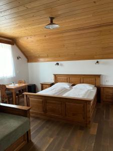 Postel nebo postele na pokoji v ubytování Šport center Prodnik