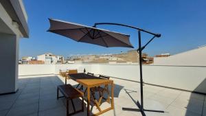 Balkón nebo terasa v ubytování Terrazza Bianca