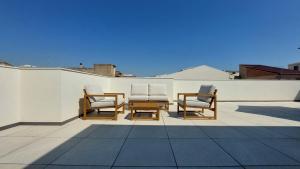 Balkón nebo terasa v ubytování Terrazza Bianca