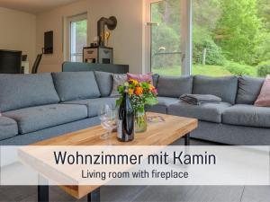 Posezení v ubytování Ferienhaus Dieboldsberg