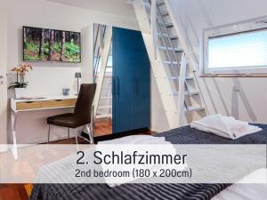 Postel nebo postele na pokoji v ubytování Ferienhaus Dieboldsberg