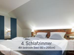Postel nebo postele na pokoji v ubytování Ferienhaus Dieboldsberg