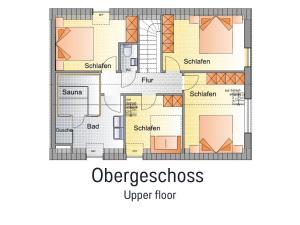 Půdorys ubytování Ferienhaus Dieboldsberg