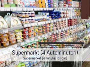 Supermarket nebo jiné obchody v  prázdninového domu nebo okolí