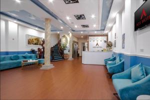 Posezení v ubytování A25 Hotel - 185 Lò Đúc