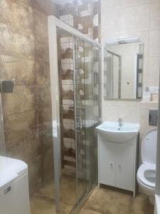 Bilik mandi di Apartament Pomorska 6