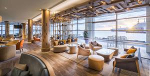 Zona de estar de Hilton Auckland