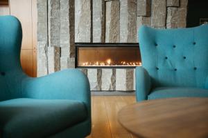 Χώρος καθιστικού στο Hotel Vík í Mýrdal