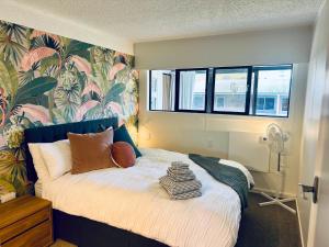 Charm on Commons, Mauao客房内的一张或多张床位