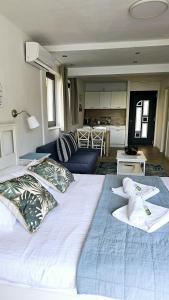 Guesthouse Augusta Insula客房内的一张或多张床位
