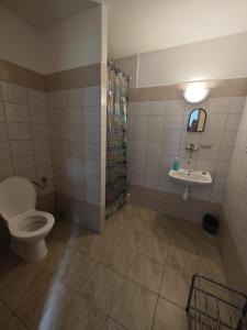 Baðherbergi á Bouda Jestřábí