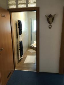 Koupelna v ubytování Haus Almblick