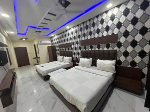 Hotel Moon View客房内的一张或多张床位
