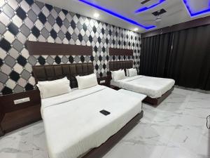 Hotel Moon View客房内的一张或多张床位