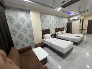 Hotel Moon View客房内的一张或多张床位