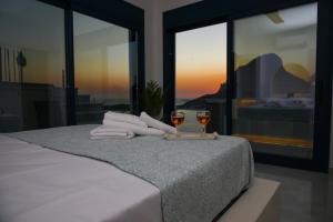 Ένα ή περισσότερα κρεβάτια σε δωμάτιο στο Regina - Luxury Apartments