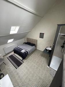 Postel nebo postele na pokoji v ubytování Place to stay in Antwerp City