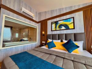 Voodi või voodid majutusasutuse Sandbanks Beach Villas, Morjim toas