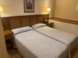 Posteľ alebo postele v izbe v ubytovaní Hostal Carmen