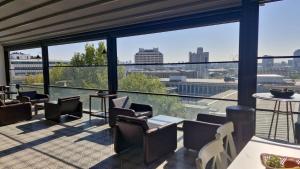 A seating area at Cihan Palas