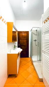 Koupelna v ubytování Venice B&B