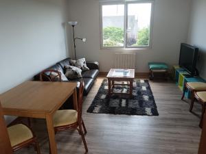 Χώρος καθιστικού στο La perle de Châteauneuf