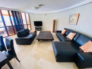 Posezení v ubytování Anfi Tauro Golf Villa with private heated pool