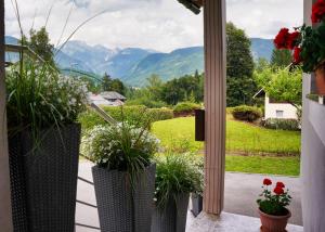 En generel udsigt til bjerge eller udsigt til bjerge taget fra lejligheden