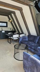 Posezení v ubytování Nikis House Beograd