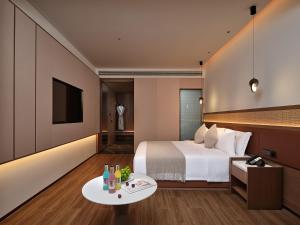 Posezení v ubytování Zhangjiajie Utopia Hotel--free one way pick up service over 2 nights