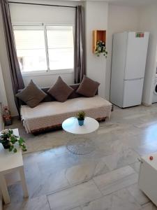 A seating area at Apartamento Sostoa 1