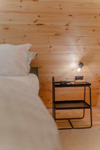 Postel nebo postele na pokoji v ubytování Viktorija chalet