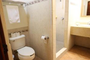 Koupelna v ubytování HOTEL COLLI