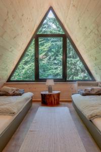 Postel nebo postele na pokoji v ubytování Viktorija chalet