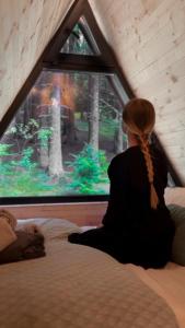 Postel nebo postele na pokoji v ubytování Viktorija chalet