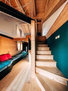 Posezení v ubytování Bazzario Loft
