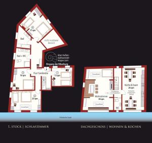 Afbeelding uit fotogalerij van Apartment 180 qm BIBERBURG, in der romantischen Rödermühle an der Fränkischen Saale in Deutschlands Mitte, 8 km zur A7 in Hammelburg
