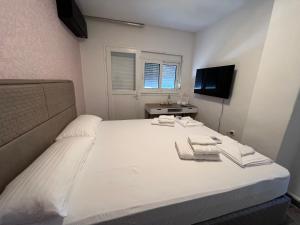 Postel nebo postele na pokoji v ubytování Casa Cristiano