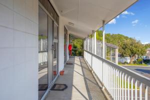 Balkón nebo terasa v ubytování Ellerslie Palms Motel