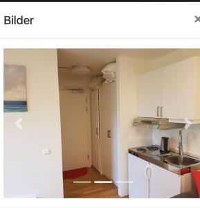 Køkken eller tekøkken på Hybelleilighet 4 pers ski-VM 2025