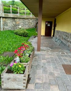 Zahrada ubytování EMARGHE, CASA A MOENA