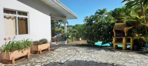 Zahrada ubytování Kimmy Tahiti House