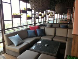 Posezení v ubytování B Fashion Hotel